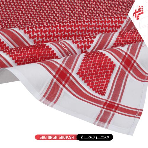 شماغ بيرلوتشي رجالي أحمر