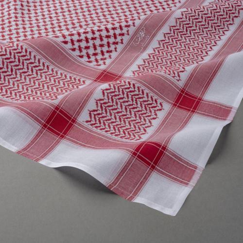 شماغ البسام البصمة 22 ختم احمر و ابيض