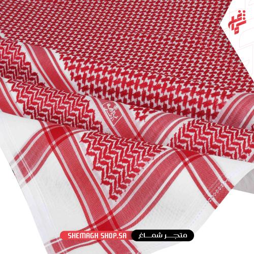 شماغ العجلان أحمر غامق