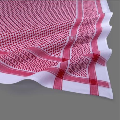 شماغ البسام البصمة 27 ختم احمر و ابيض
