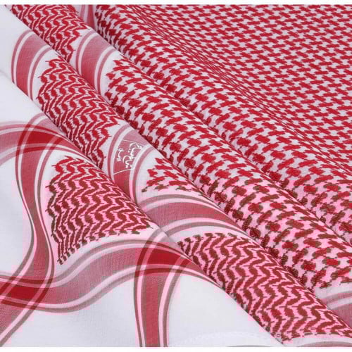 شماغ ميباج رجالي احمر غامق الجديد 2023