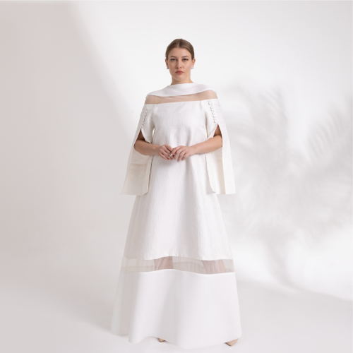 WHITE MAXI DRESS