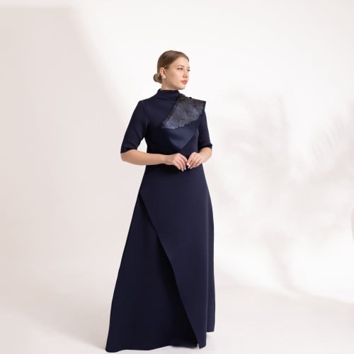 NAVY MAXI DRESS