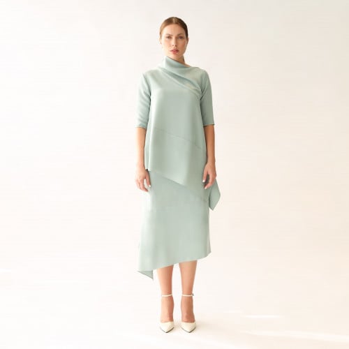 GREEN SKIRT SET