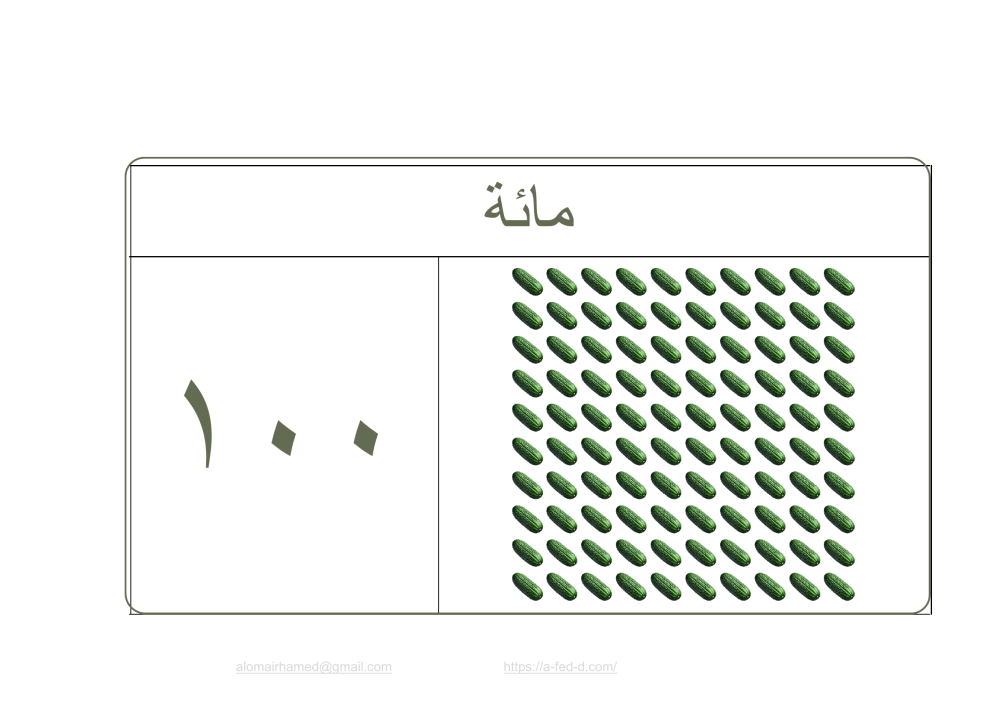 بطاقات الأعداد_1-100_مجموعة_04_ كاملة