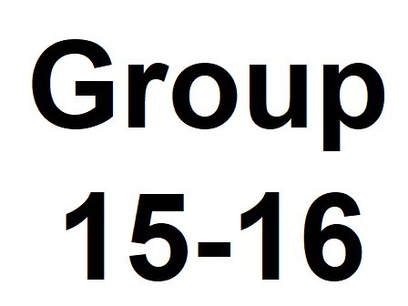 Group 15-Group 16