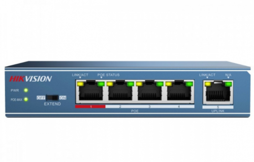 سويتش 4 منافذ POE + منفذ للربط - هيكفيجن