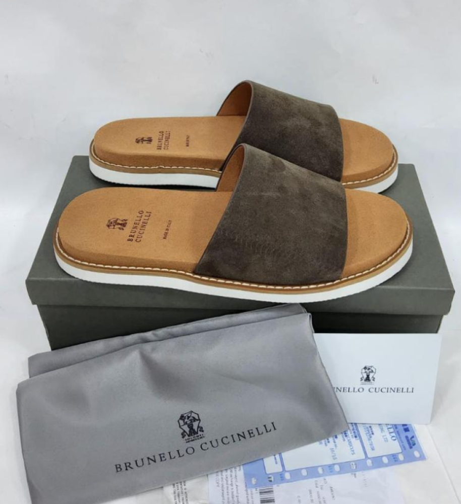 Brunello Cucinelli Light Brown Sandal - GUYS