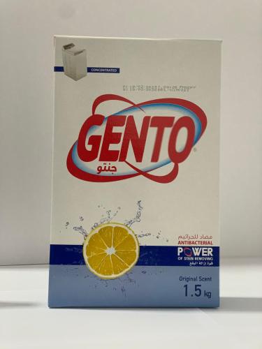 مسحوق غسيل جنتو رائحة الليمون 1.50 كيلو