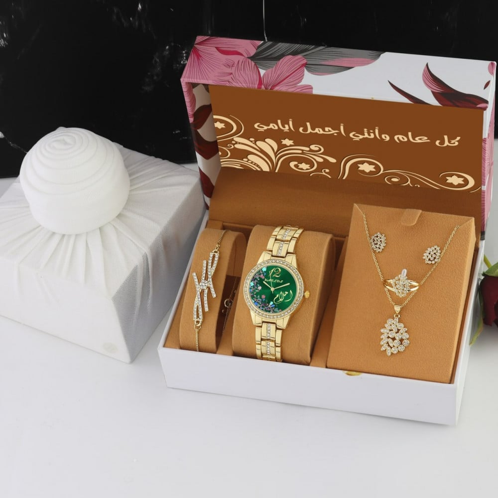 طقم ساعات   نسائية راقية شكل جديد