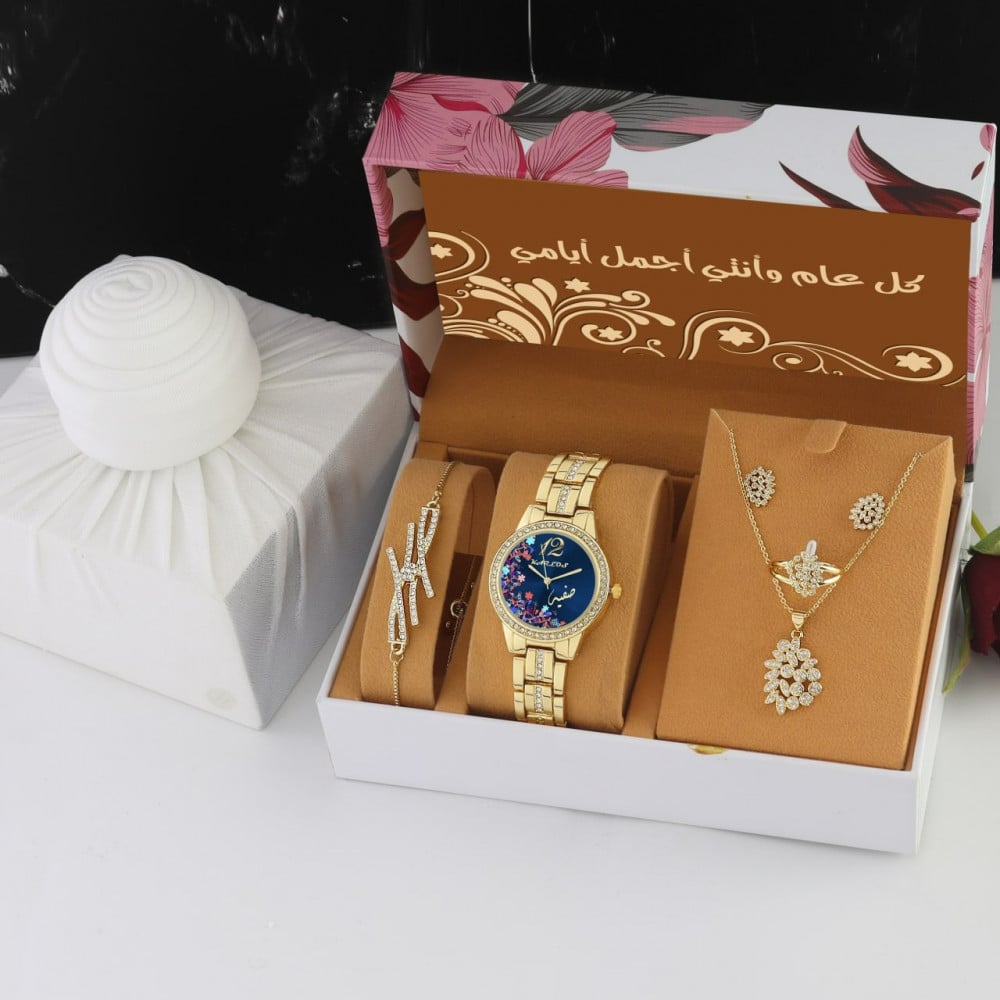طقم ساعات   نسائية راقية شكل جديد