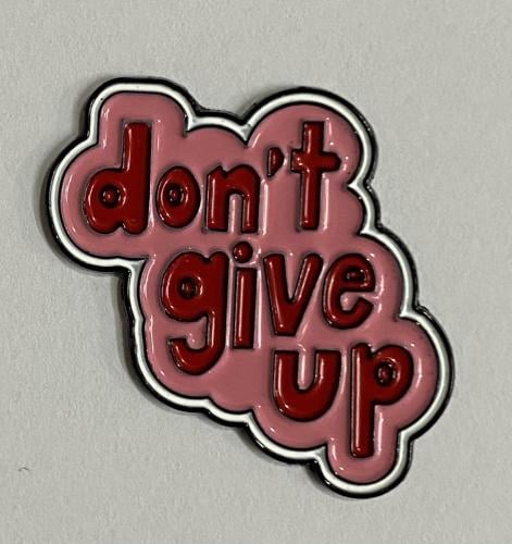 ستيكر معدنيdon’t give up