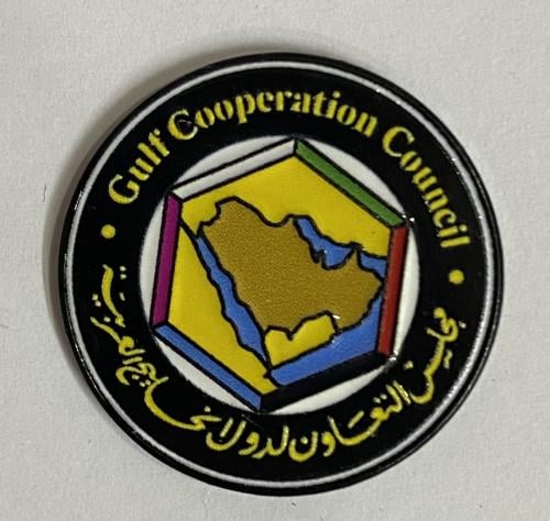 ستيكر معدني مجلس التعاون
