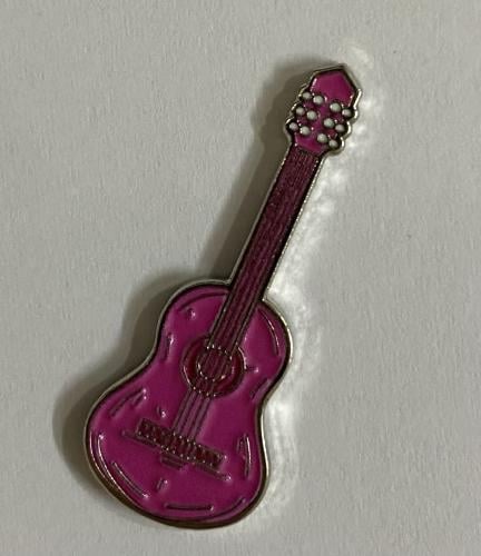 ستيكر معدني قيتار وردي