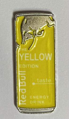 ستيكر معدني ريدبول اصفر