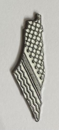 ستيكر معدني خريطة فلسطين