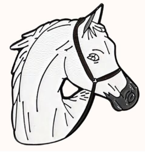 ستيكر معدني خيل