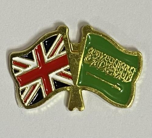 ستيكر معدني علم المملكة وبريطانيا