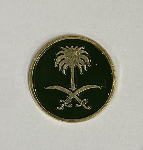 ستيكر معدني سيفين و نخلة