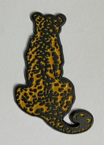 ستيكر معدني نمر