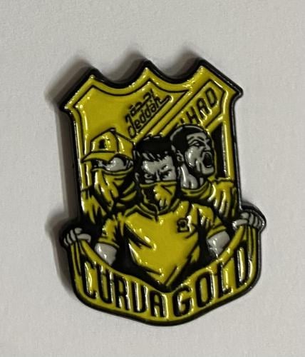 ستيكر معدني Curva gold