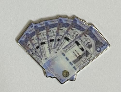 ستيكر معدني 500 ريال