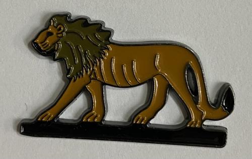 ستيكر معدني اسد