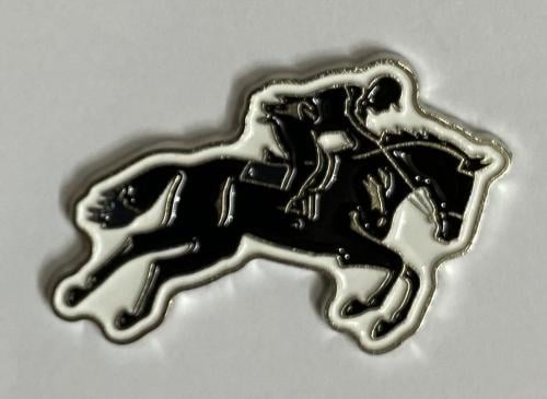 ستيكر معدني خيل و فارسة