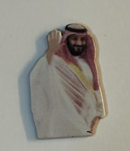 ستيكر معدني ولي العهد محمد بن سلمان