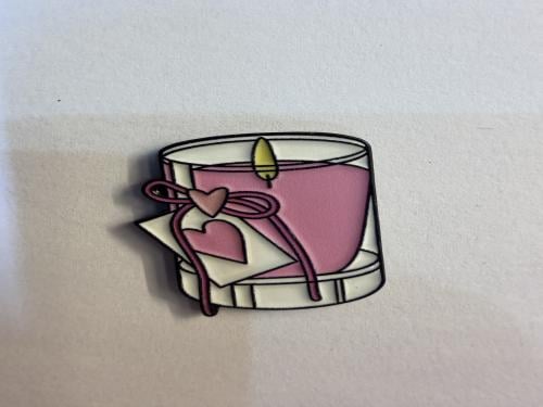 ستيكر معدني شمعة