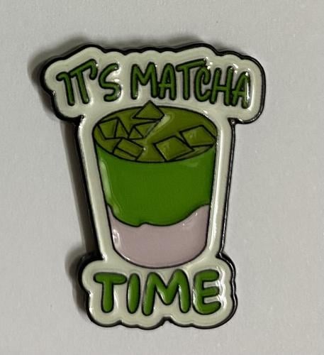 ستيكر معدني it’s matcha time