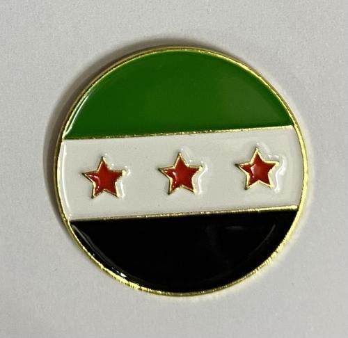 ستيكر معدني علم سوريا