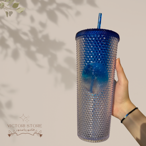 كوب ستاربكس 710 مل ( متدرج بدرجات الازرق )