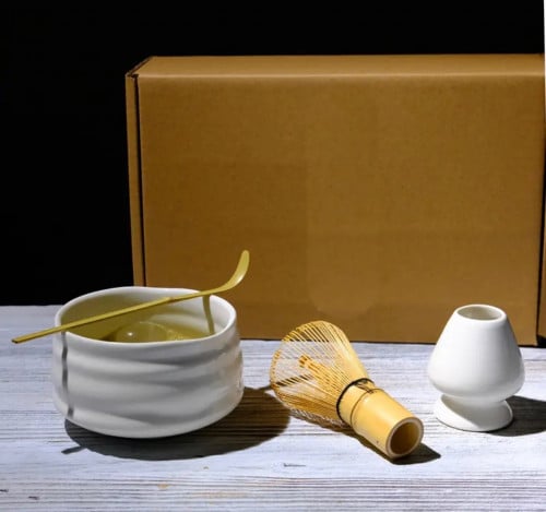 ماتشا سيت ( لون ابيض )