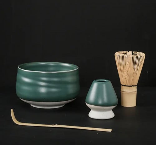 ماتشا سيت اخضر غامق