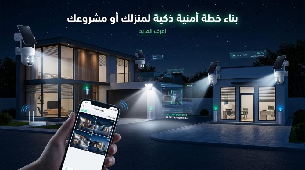 كيف تبني خطة أمنية فعالة لمنزلك أو مشروعك؟ الدليل الشامل للحماية الحديثة