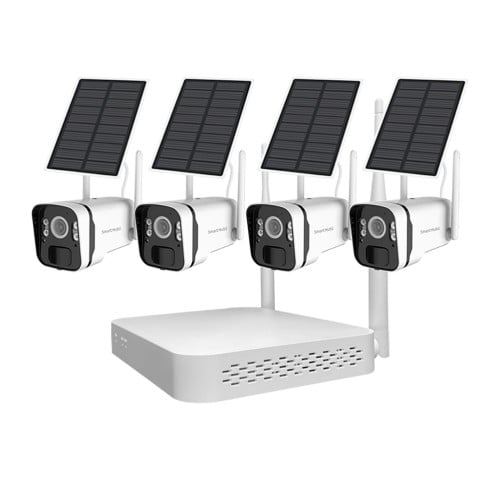نظام كاميرات المراقبة اللاسلكية بالطاقة الشمسية عد...