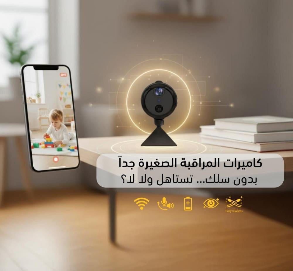 كاميرات مراقبة صغيرة جدا بدون سلك