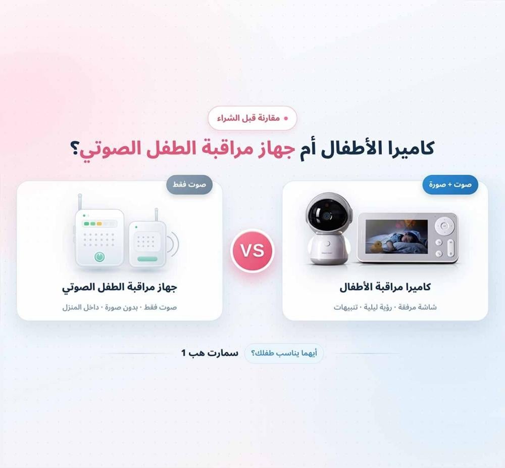 كاميرا الاطفال ام جهاز مراقبة الطفل الصوتي