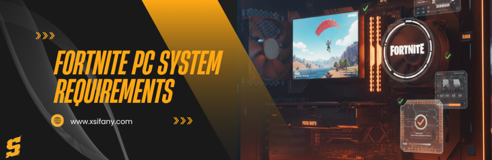 صورة داخل جهاز كمبيوتر يعرض متطلبات تشغيل Fortnite