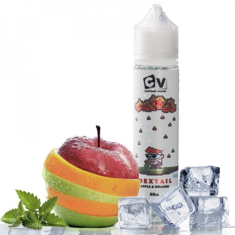 عمر بطارية طويل نكهة فيب كوكتيل التفاح مع البرتقال بارد سي في - CV DEXTAIL - APPLLE & ORANGE ICE