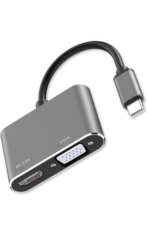 Type C To VGA /HDMI Adapter