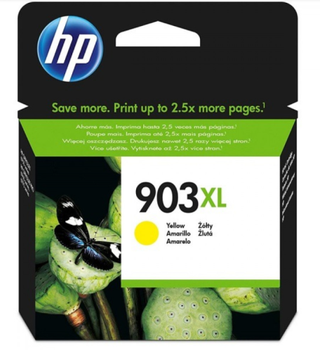 حبر أصفر HP 903XL أصليT6M11AE سعة كبيرة لـ طابعات HP OfficeJet 6950