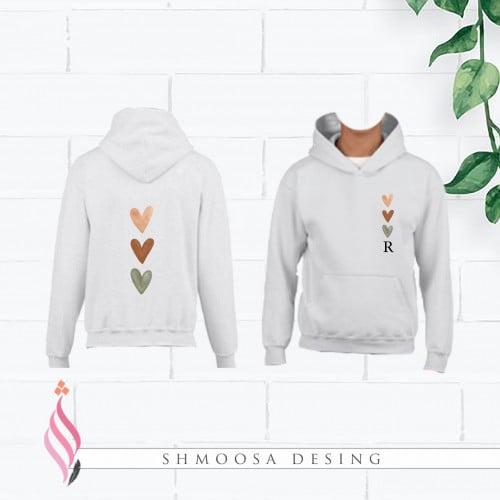 بلوفر قلوب ملونه