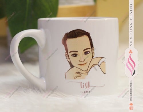 كوب الصوره الكرتونيه