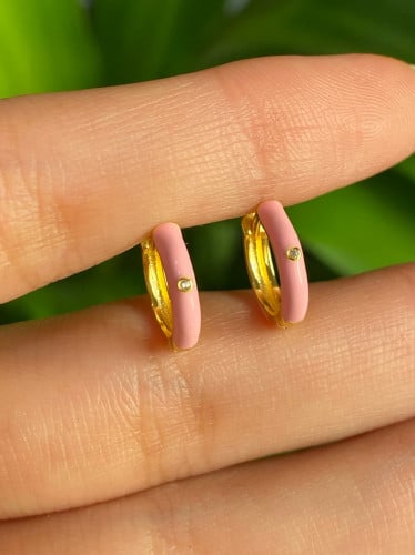 pink Hoops