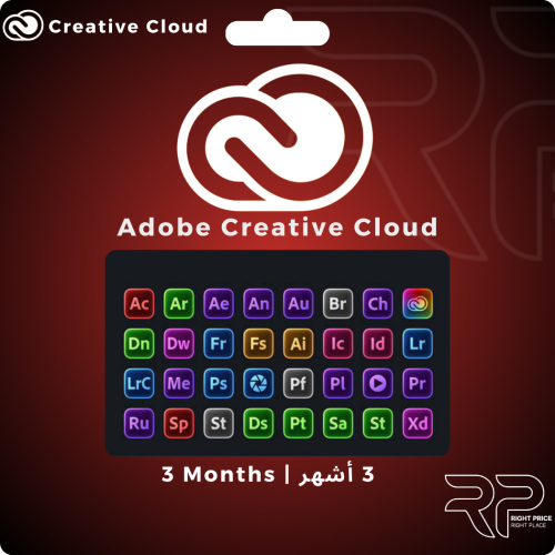 أدوبي كلاود 3 أشهر | Adobe Creative Cloud