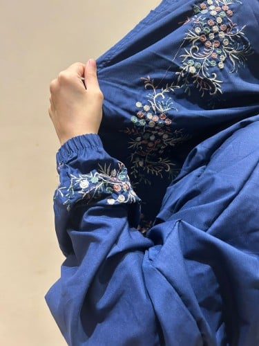 شرشف صلاة كحلي ربط مبطن بالستان