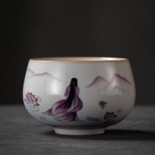 كوب شاي/اسبريسو ياباني Yui Purple