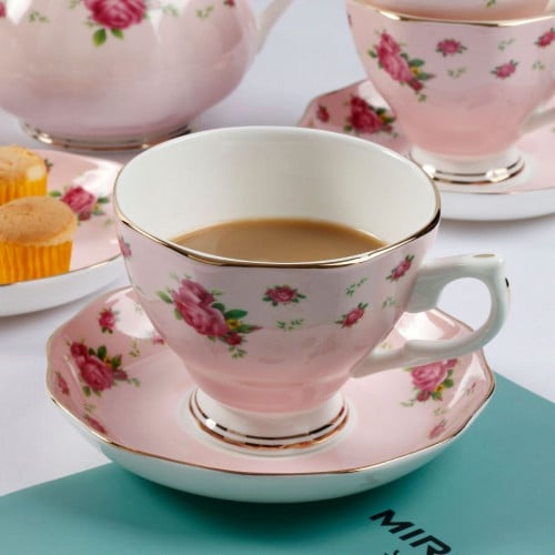 كوب شاي إنجليزي Damask